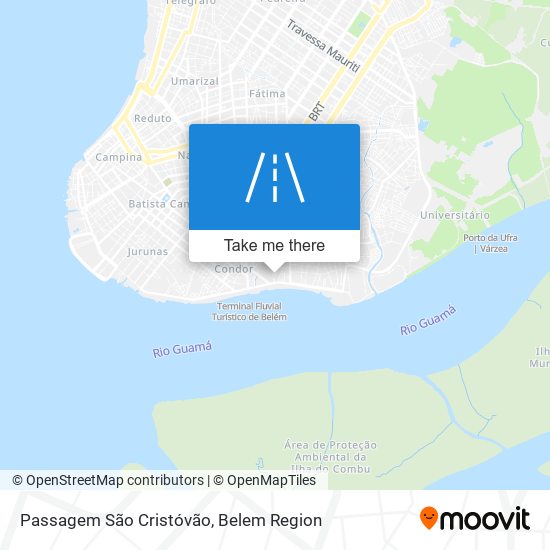 Passagem São Cristóvão map