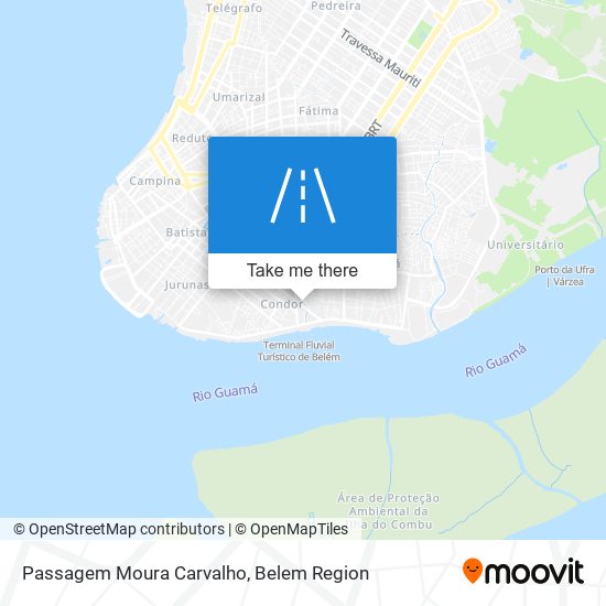 Passagem Moura Carvalho map