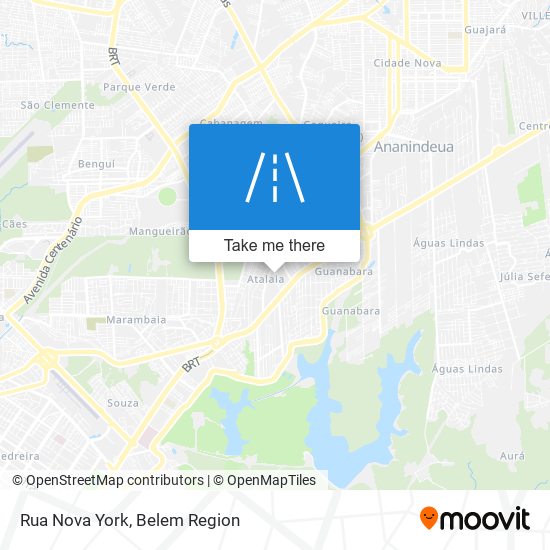 Rua Nova York map