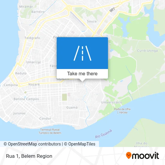 Rua 1 map