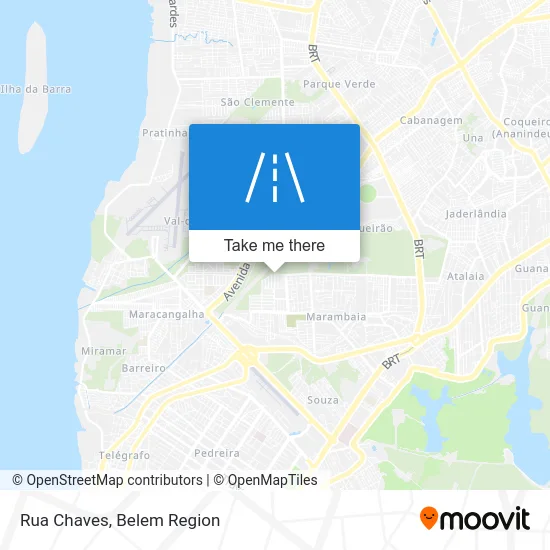 Rua Chaves map