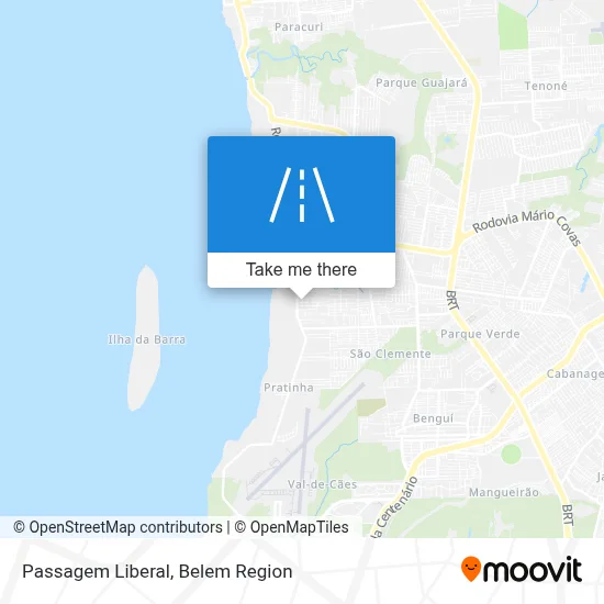 Passagem Liberal map