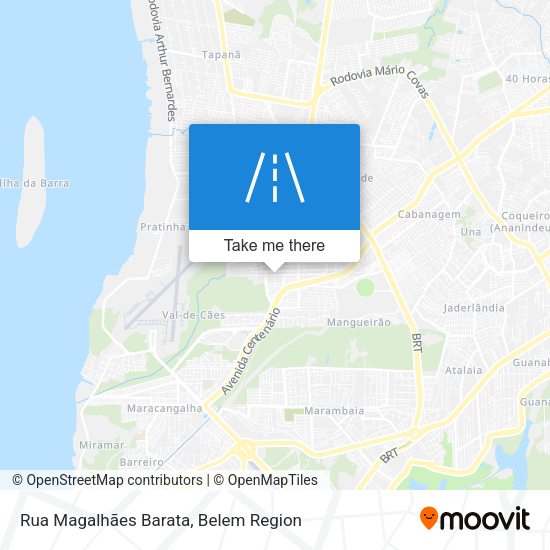 Rua Magalhães Barata map