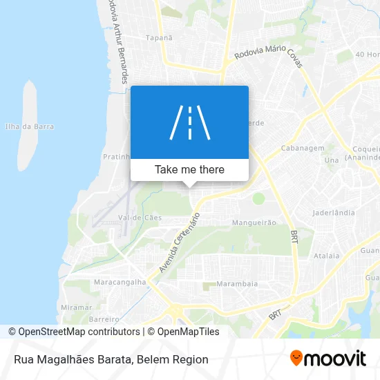 Rua Magalhães Barata map