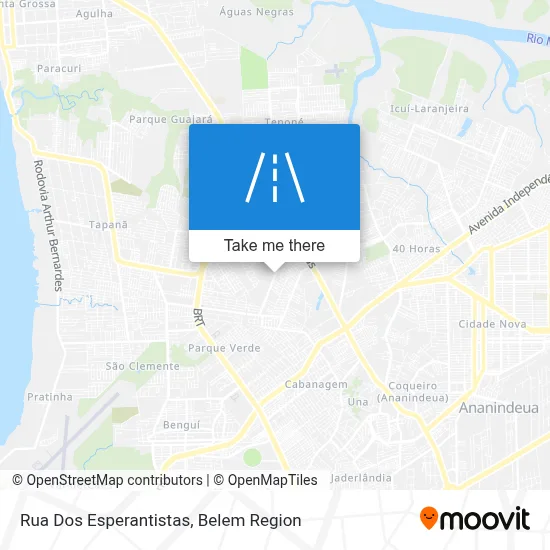 Rua Dos Esperantistas map
