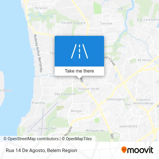 Rua 14 De Agosto map