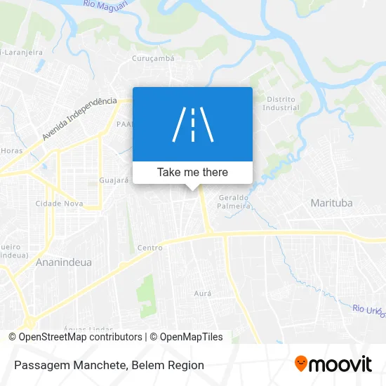 Passagem Manchete map