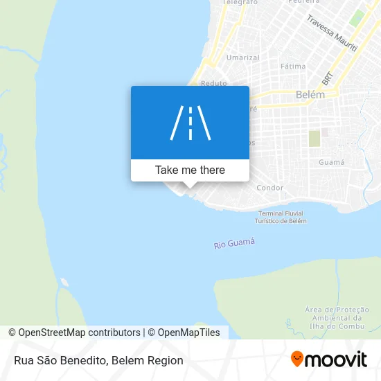 Rua São Benedito map