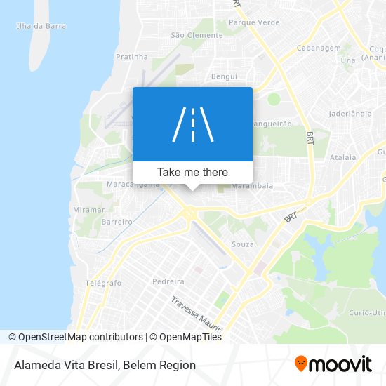 Mapa Alameda Vita Bresil