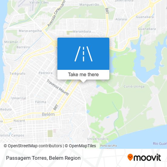 Passagem Torres map