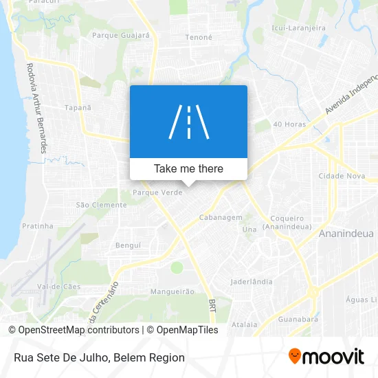 Rua Sete De Julho map