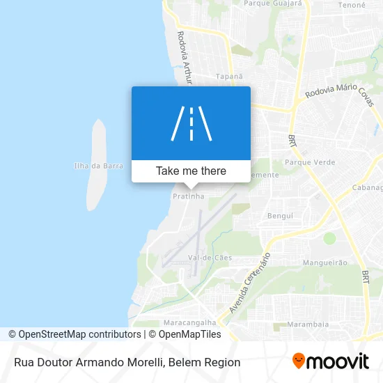 Rua Doutor Armando Morelli map
