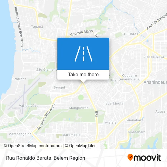 Rua Ronaldo Barata map