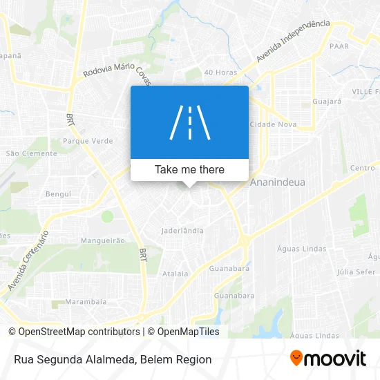 Rua Segunda Alalmeda map