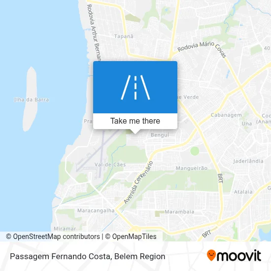 Passagem Fernando Costa map