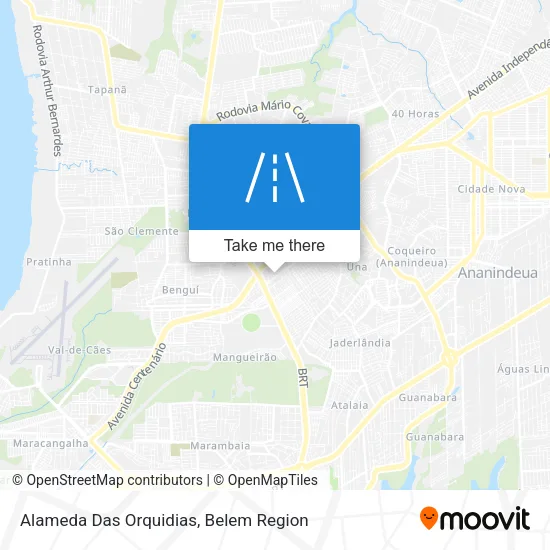 Alameda Das Orquidias map