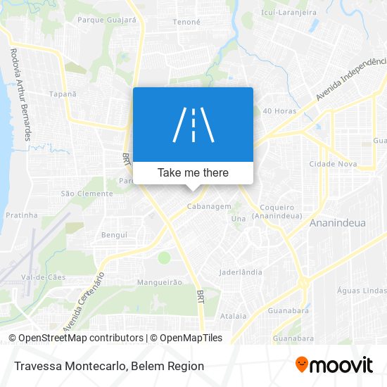 Travessa Montecarlo map