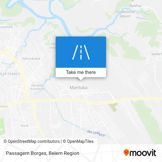 Passagem Borges map