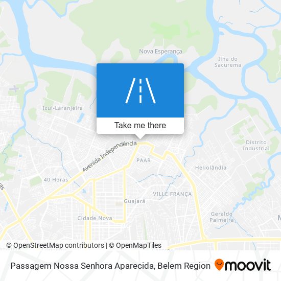 Passagem Nossa Senhora Aparecida map