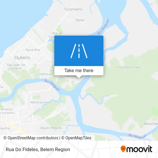 Rua Do Fideles map