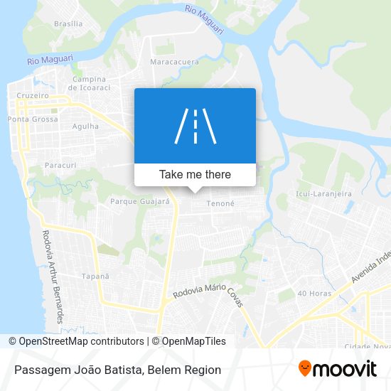 Passagem João Batista map