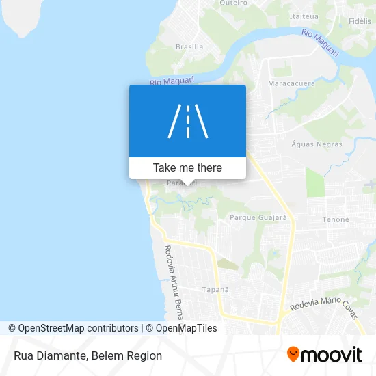 Rua Diamante map