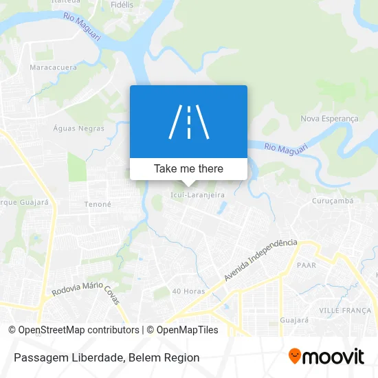 Passagem Liberdade map
