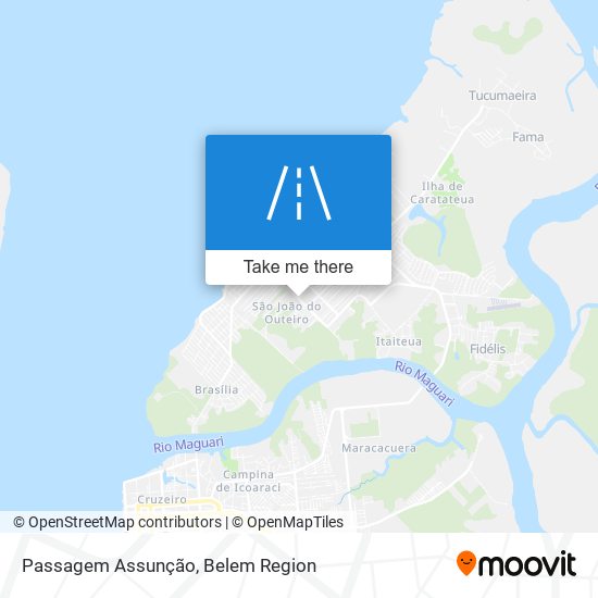 Mapa Passagem Assunção
