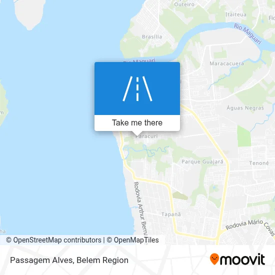 Passagem Alves map