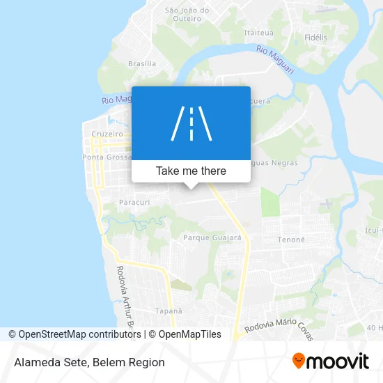 Alameda Sete map