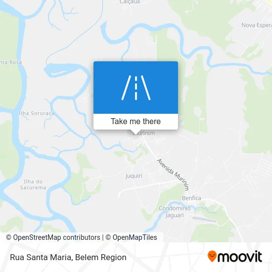 Rua Santa Maria map