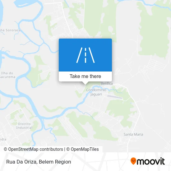 Rua Da Oriza map