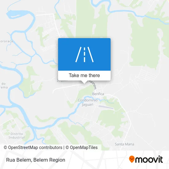 Rua Belem map