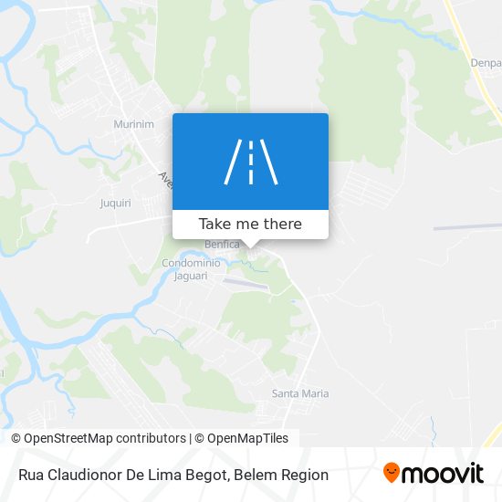 Rua Claudionor De Lima Begot map