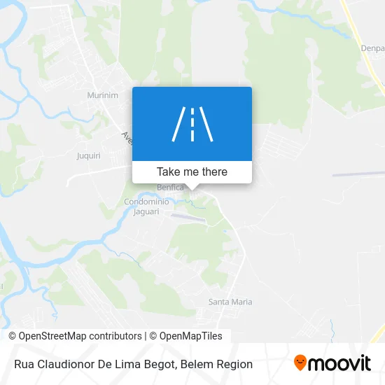 Rua Claudionor De Lima Begot map