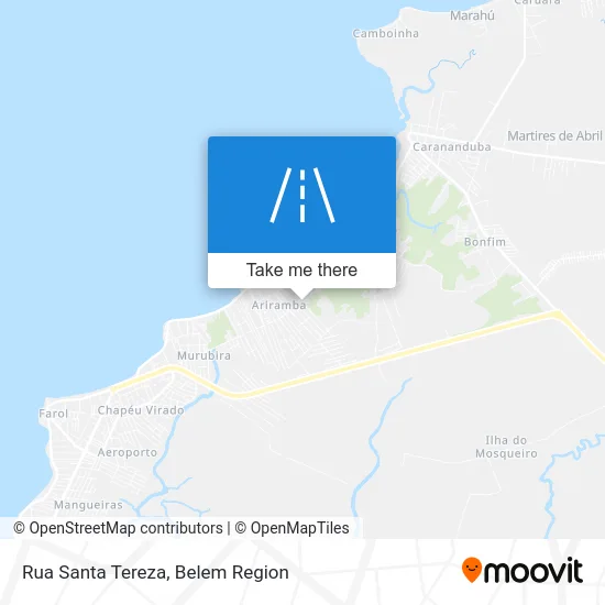 Rua Santa Tereza map