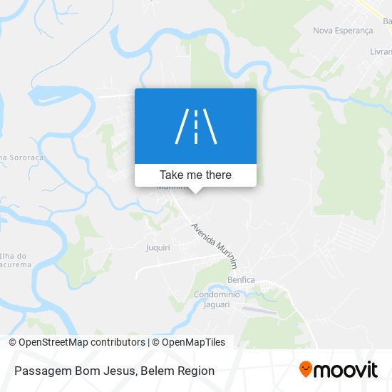 Mapa Passagem Bom Jesus