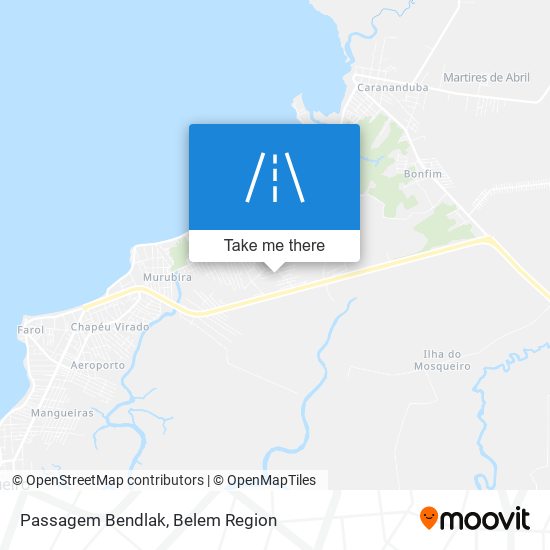 Passagem Bendlak map