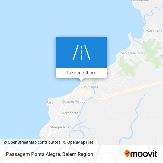 Passagem Ponta Alegre map