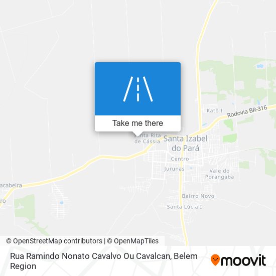 Rua Ramindo Nonato Cavalvo Ou Cavalcan map