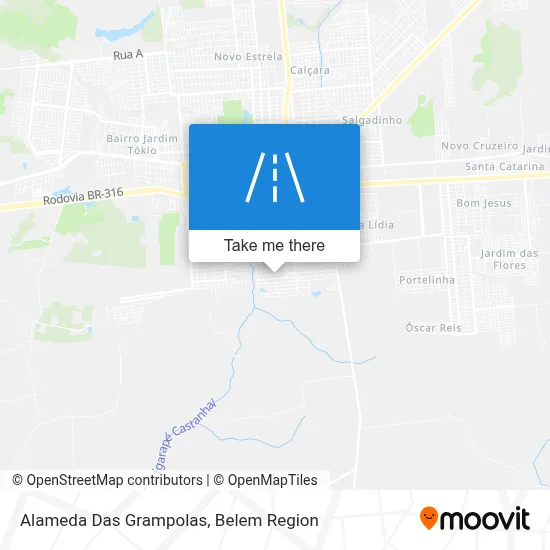 Alameda Das Grampolas map