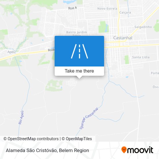 Alameda São Cristóvão map