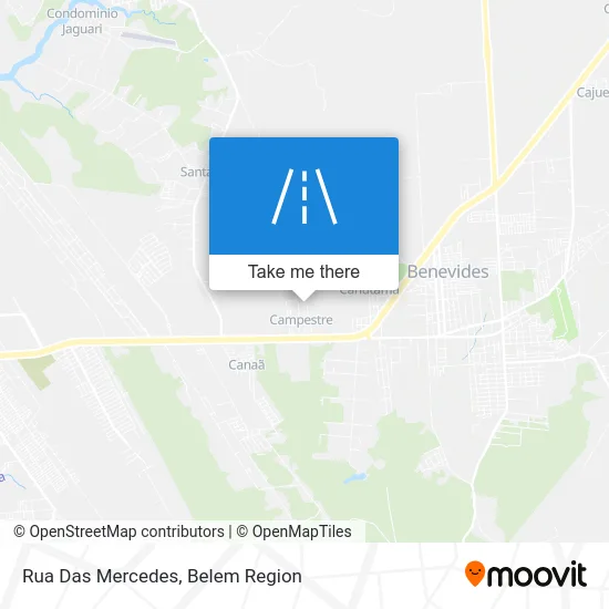 Rua Das Mercedes map