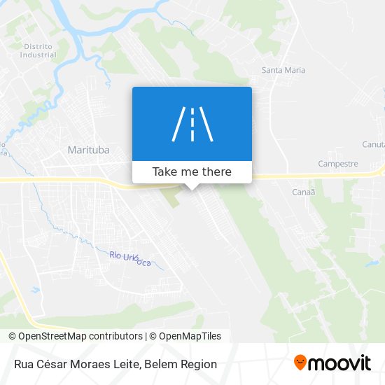 Mapa Rua César Moraes Leite