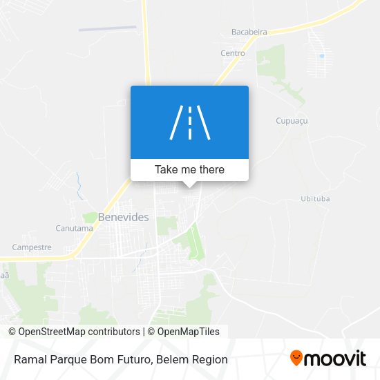 Ramal Parque Bom Futuro map