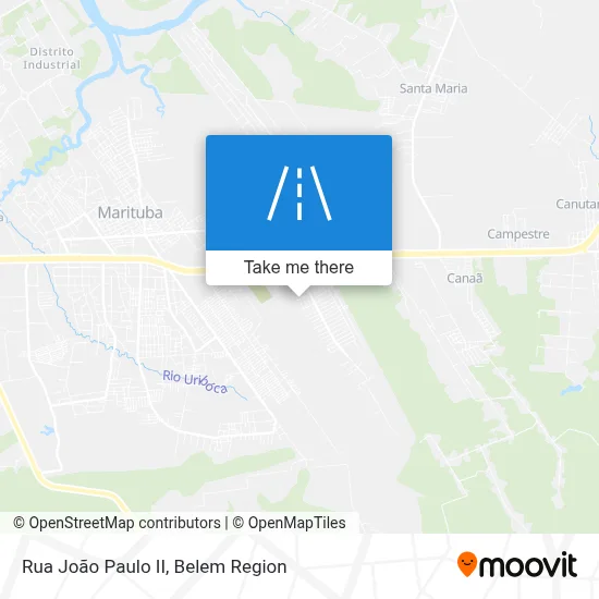 Rua João Paulo II map