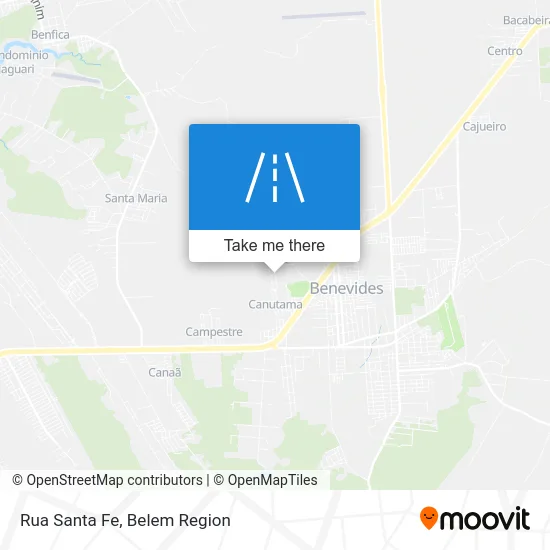 Rua Santa Fe map