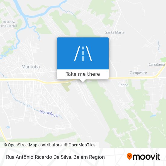 Mapa Rua Antônio Ricardo Da Silva