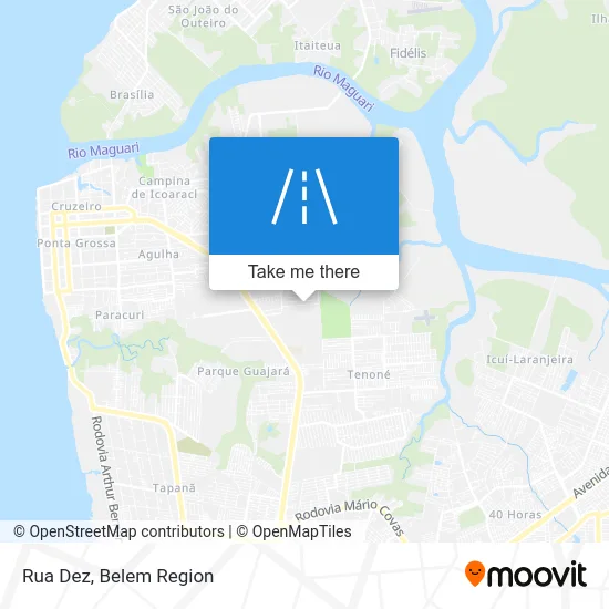 Rua Dez map