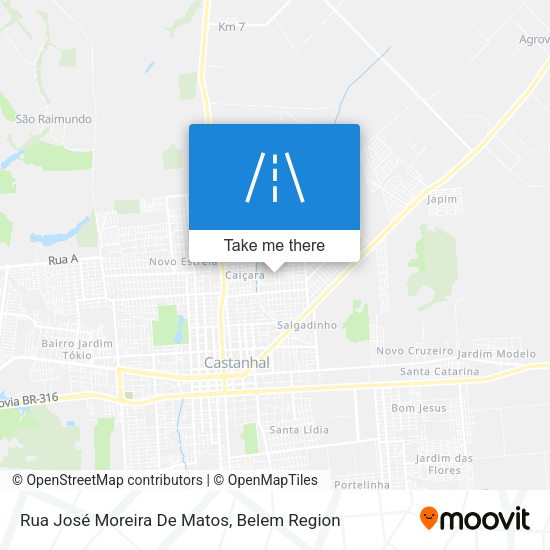 Rua José Moreira De Matos map